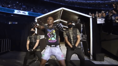 Israel Adesanya UFC 243 entrance