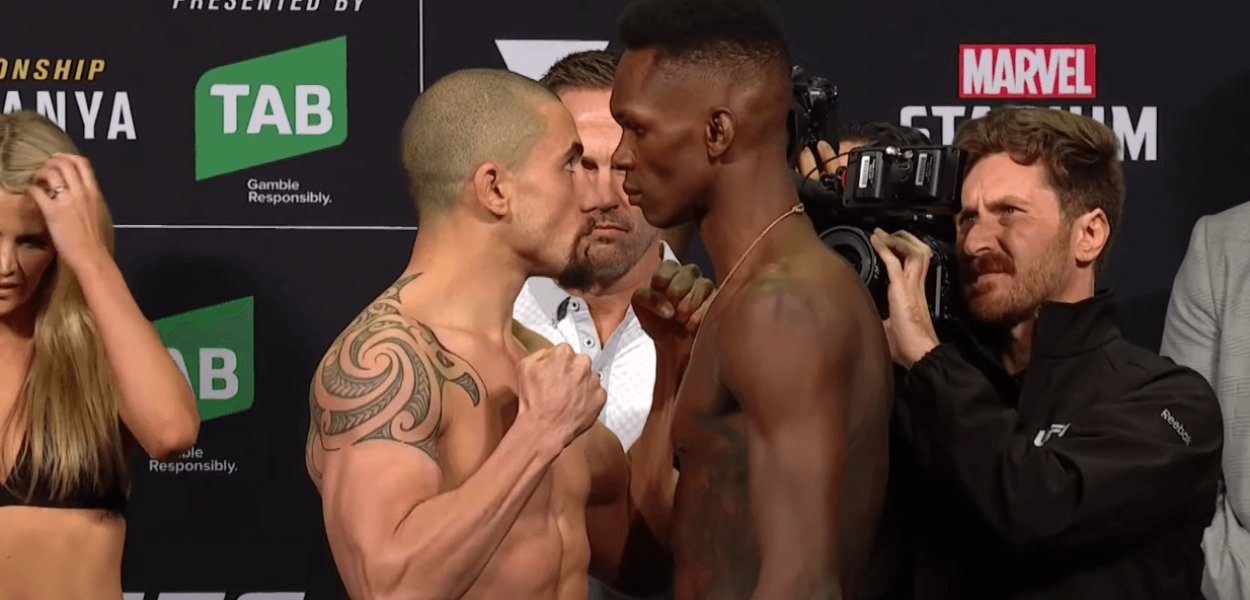 Robert Whittaker Israel Adesanya UFC
