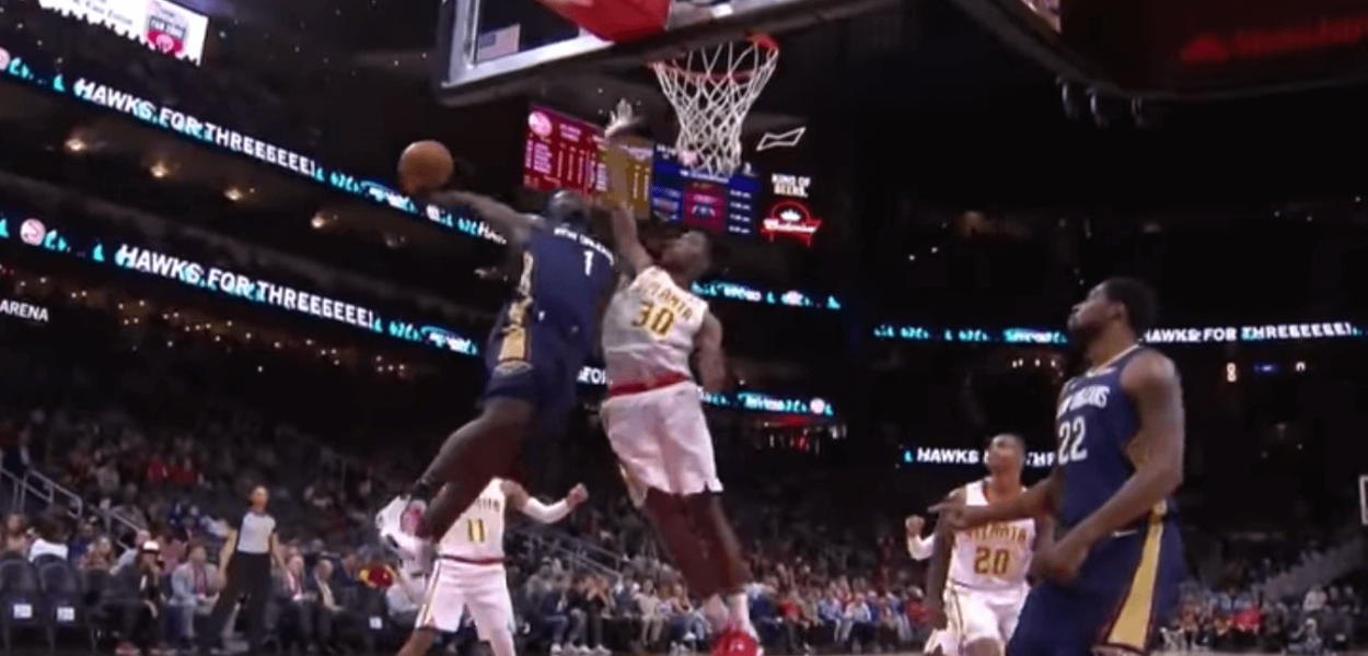 Zion Williamson dunk Pelicans