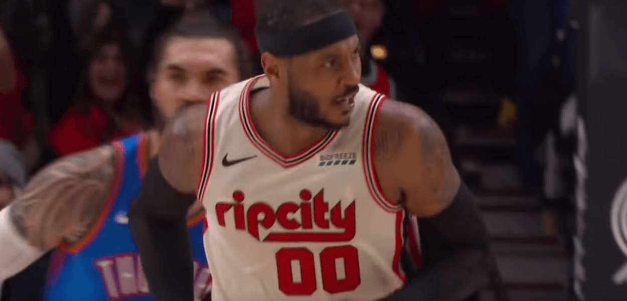 Carmelo Anthony Blazers