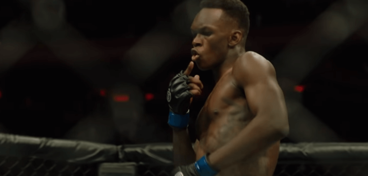 Israel Adesanya celebration UFC