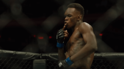 Israel Adesanya celebration UFC
