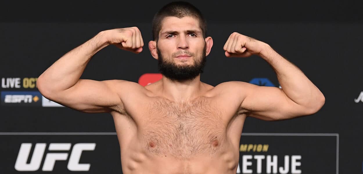 UFC 254: Khabib v Gaethje Weigh-in