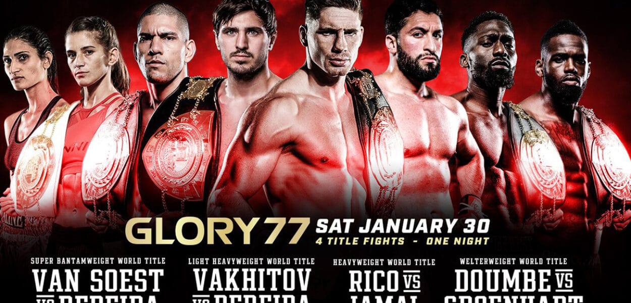 GLORY 77 Verhoeven Jamal Doumbe Groenhart Vakhitov Pereira