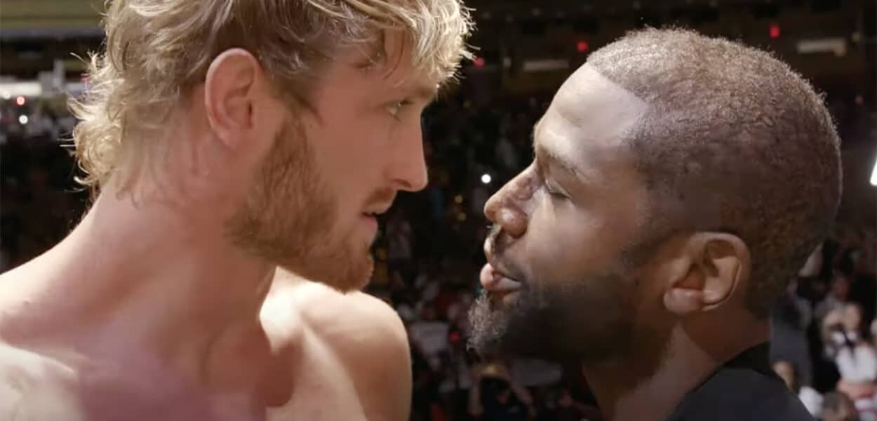 Logan Paul Floyd Mayweather boxe