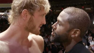 Logan Paul Floyd Mayweather boxe
