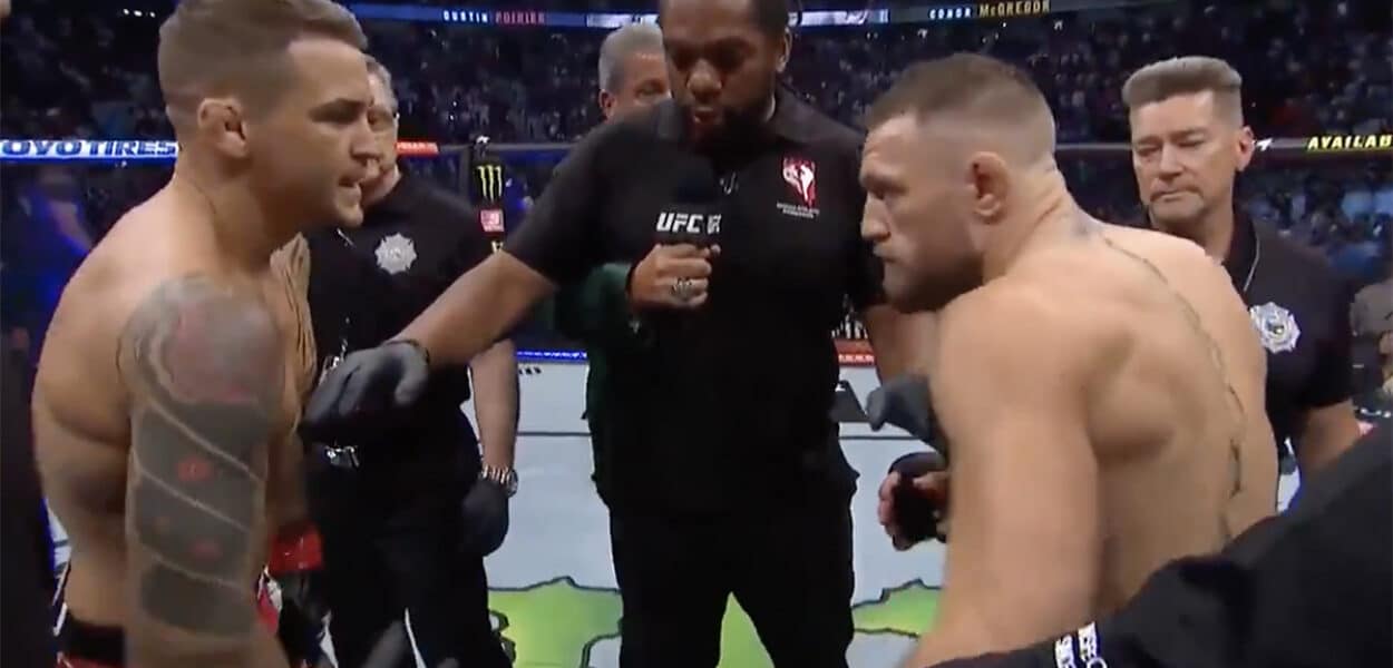 Conor McGregor Dustin Poirier UFC 264 Las Vegas