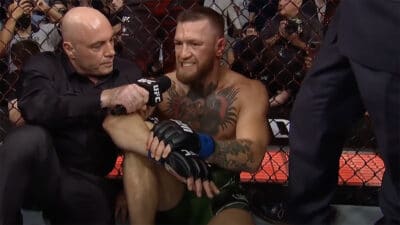 Conor McGregor Dustin Poirier femme UFC 264