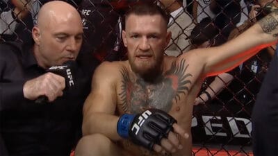 Conor McGregor blessure UFC 264