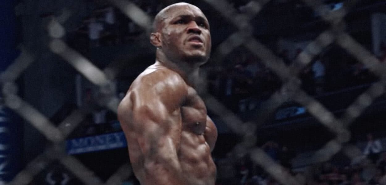 Kamaru Usman UFC celebration