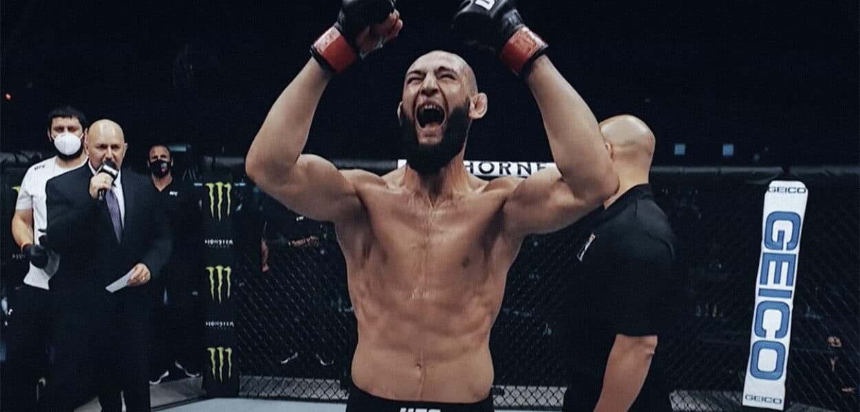 Khamzat Chimaev UFC MMA Celebration