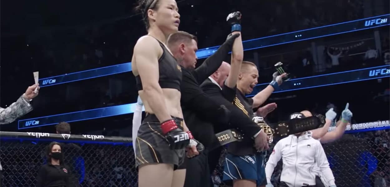 Weili Zhang Rose Namajunas