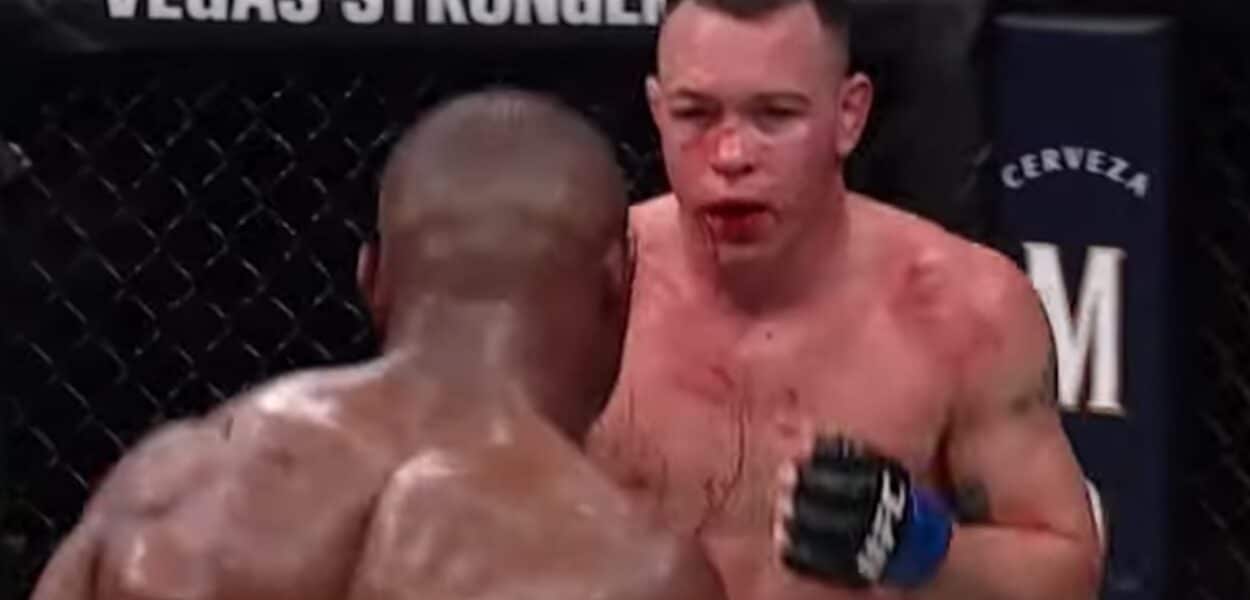 Colby Covington fracture machoire