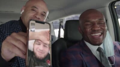 Khabib Nurmagomedov telephone Kamaru Usman