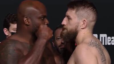 Chris Daukaus avant Derrick Lewis