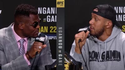 KO Sparring Francis Ngannou Ciryl Gane