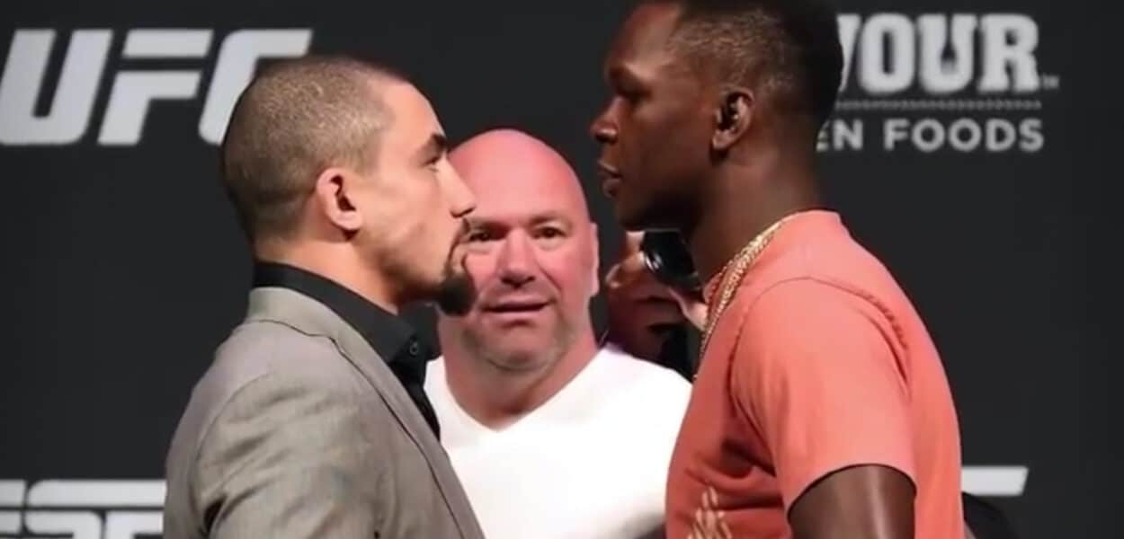Robert Whittaker avant Israel Adesanya