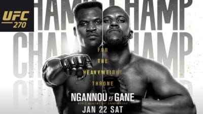 UFC 270 chaine heure