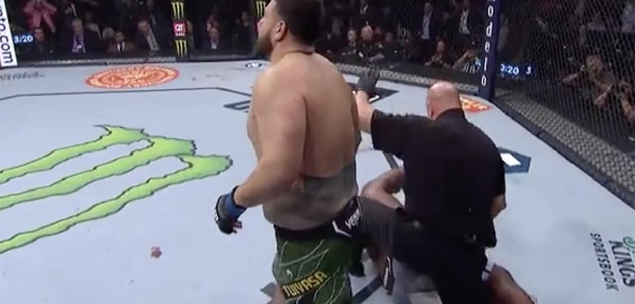 Tai Tuivasa KO Derrick Lewis UFC 271