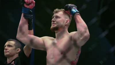 Alexander Volkov Celebration UFC