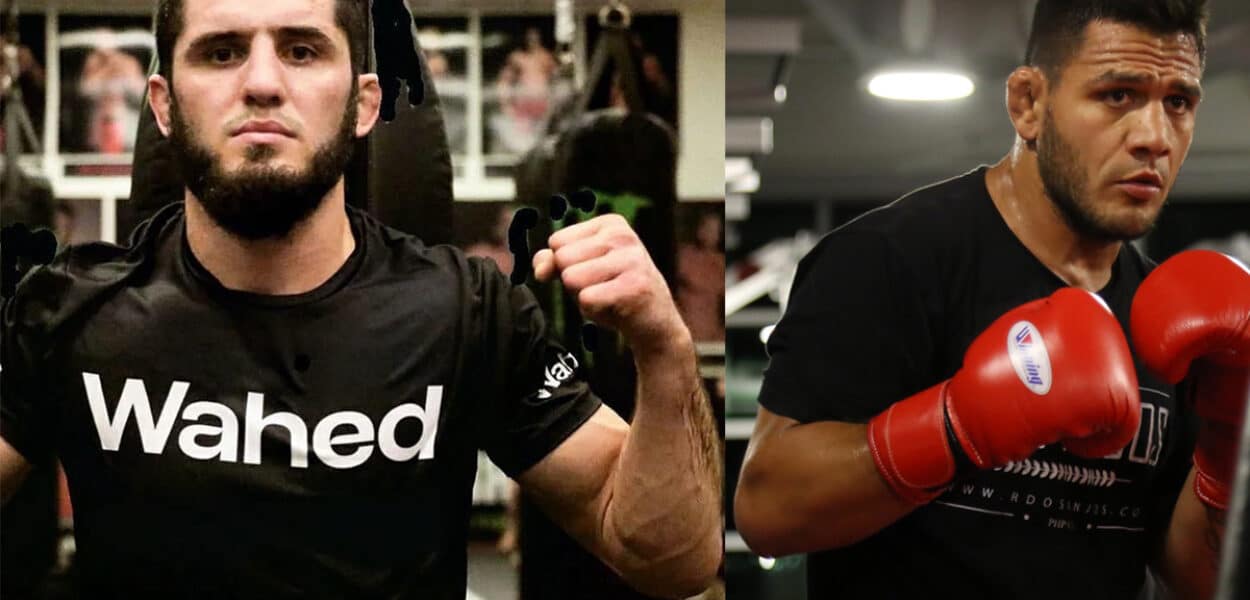 Islam Makhachev Rafael dos Anjos short notice