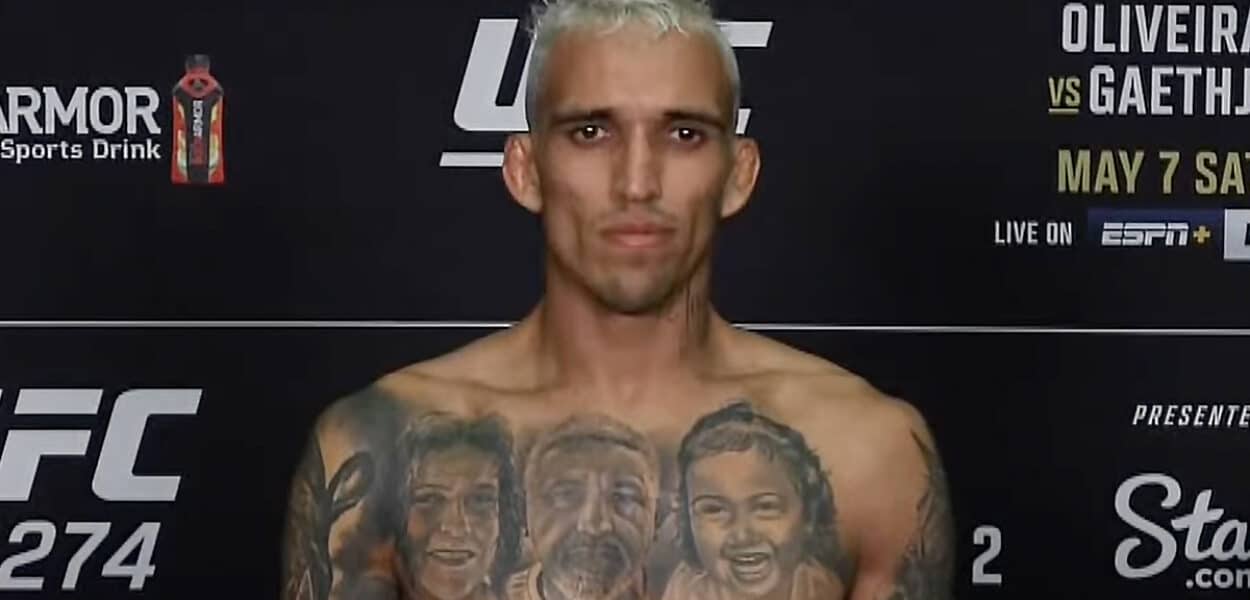 charles oliveira s'explique pesée manquée