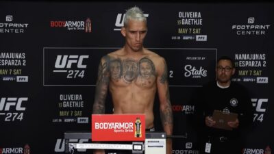 Charles Oliveira pesée manquée