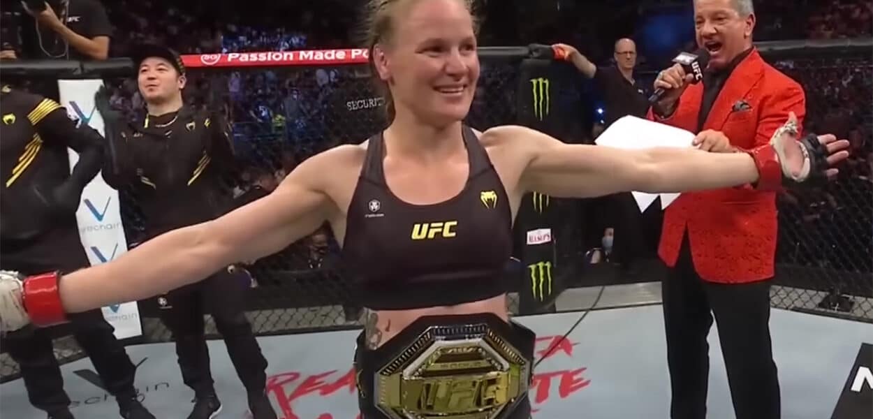 Valentina Shevchenko satisfaite blessure