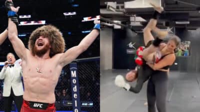 ufc soulever kickboxeuse