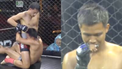 combat mma pluie