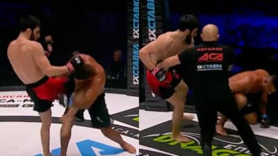 TKO genou brutal