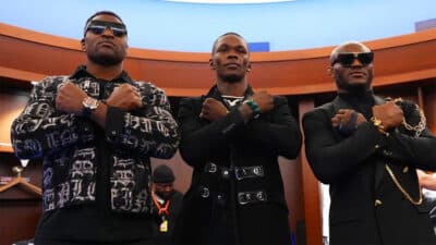 hommage adesanya ngannou