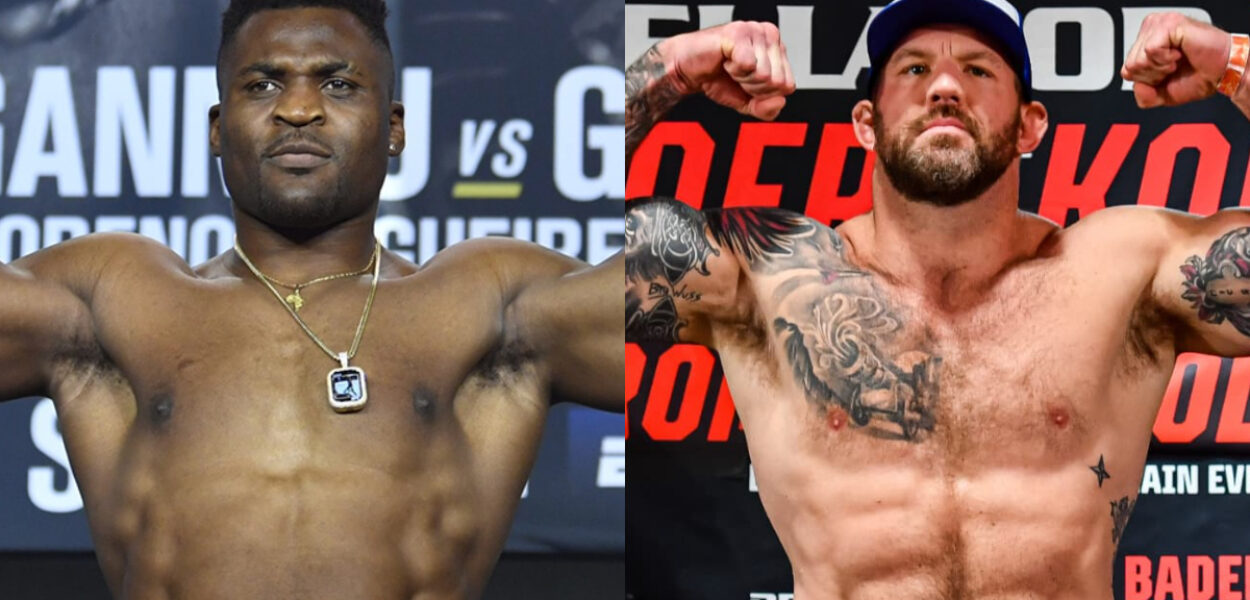 ngannou bellator ryan bader