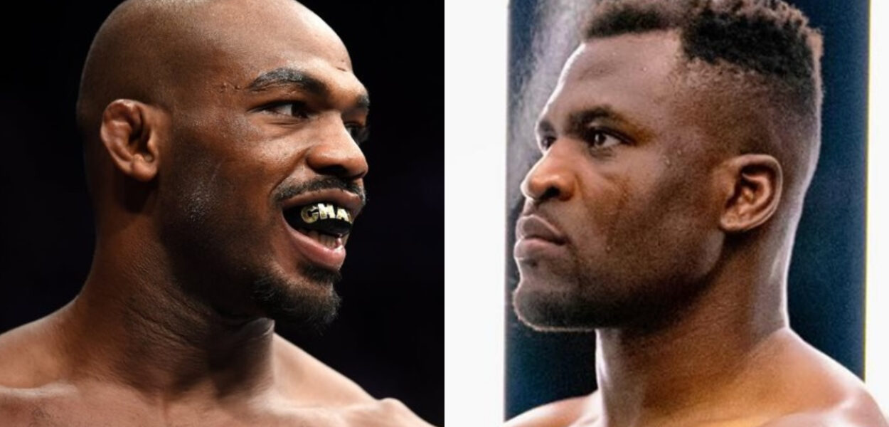 ngannou jones teasing
