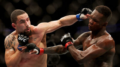 whittaker adesanya peur