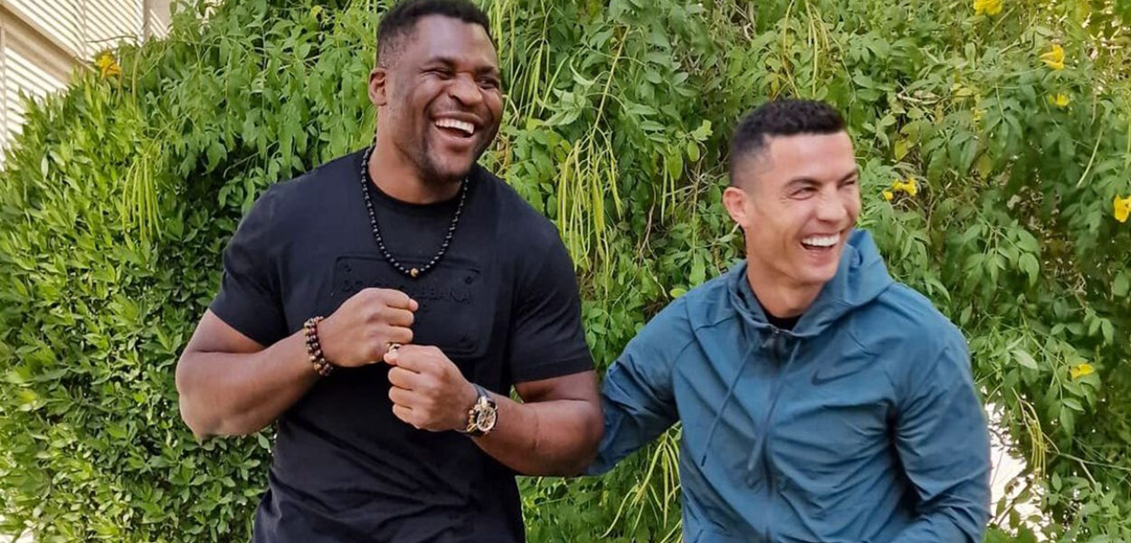 ngannou impressionné cristiano ronaldo