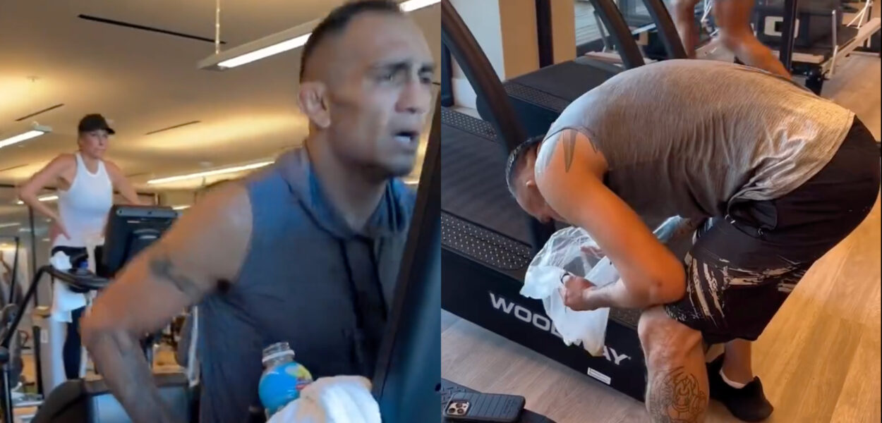 tony ferguson malmener entraînement