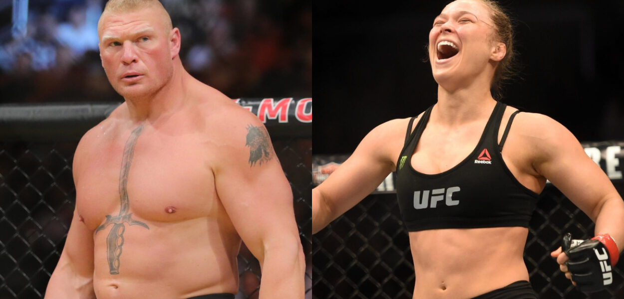 ufc brock lesnar ronda rousey
