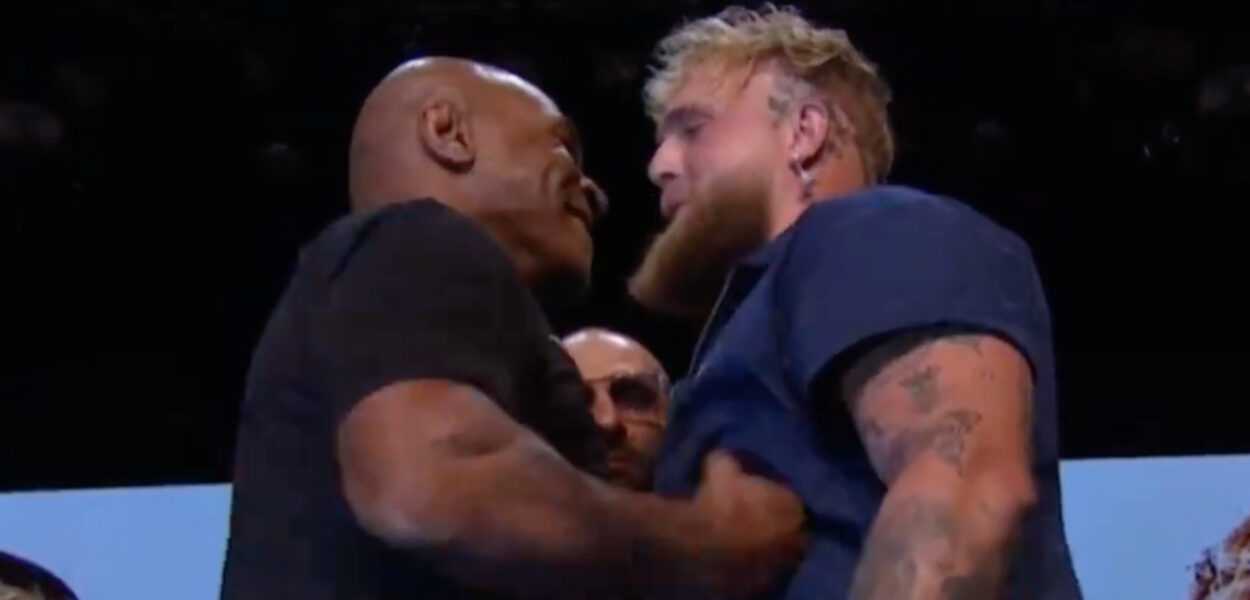 mike tyson jake paul face à face