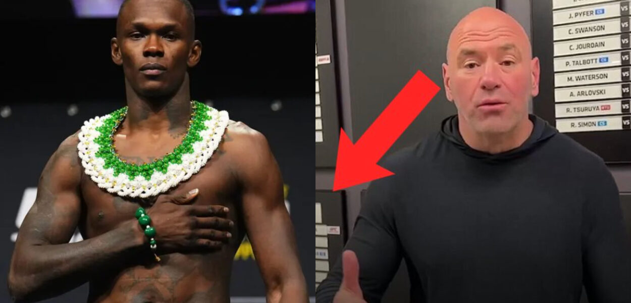 adesanya UFC 305 fuite