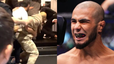 bagarre ufc 304