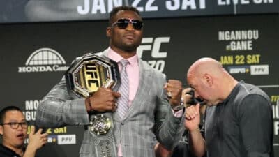 francis ngannou jon jones dana white