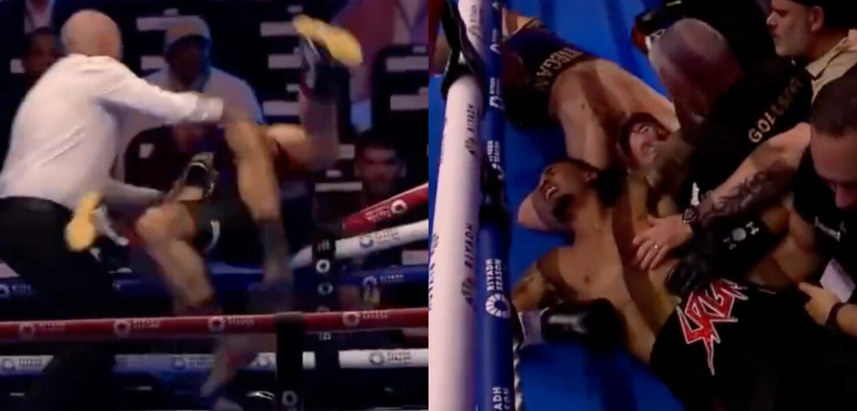 boxe par dessus cordes