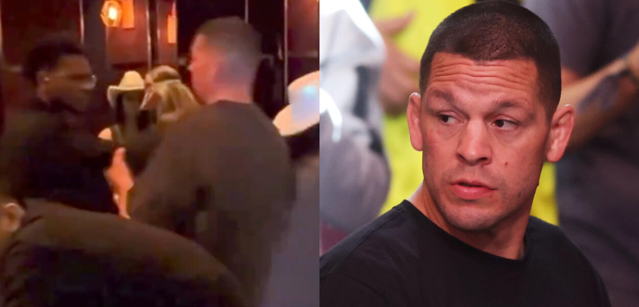 nate diaz coups et blessures bagarre