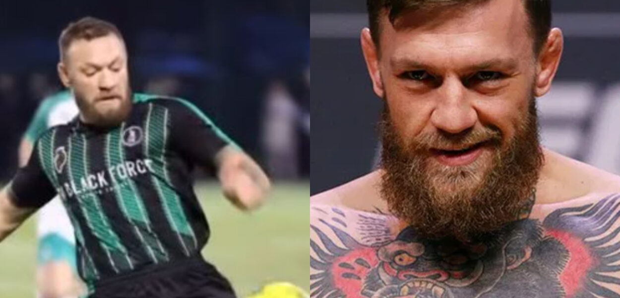 conor mcgregor violent foot